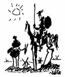 Don Quixote by Picasso, 1955