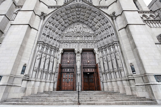 Cathedral entrance, image by Bobby Mikul.