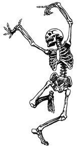 dancing skeleton
